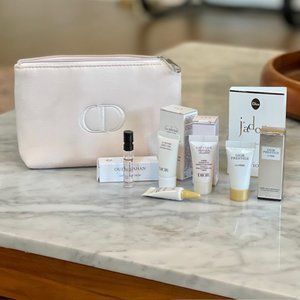 Deluxe Christian Dior Luxury Sample Set with Travel Pouch